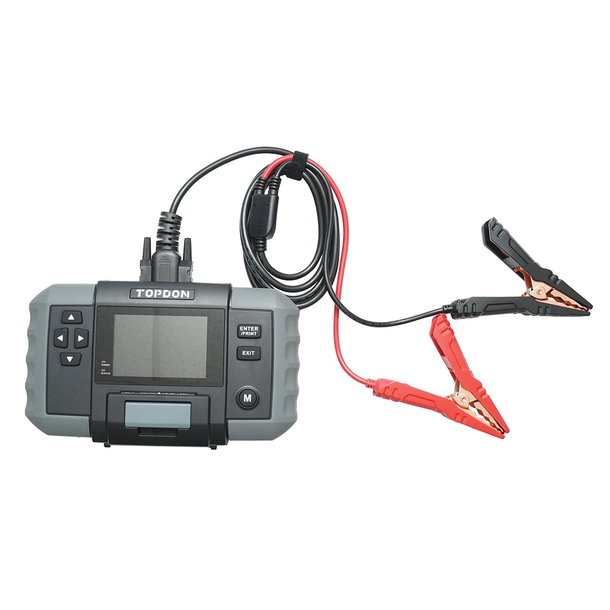 Tester baterie digital cu imprimanta 12-24V, protectie polaritate 100-2000A BT600